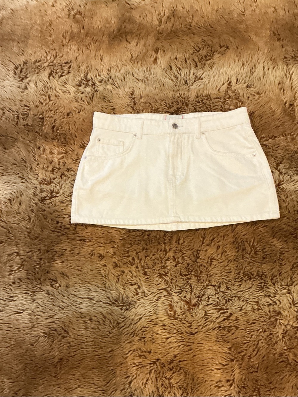 BDG White Mini Skirt